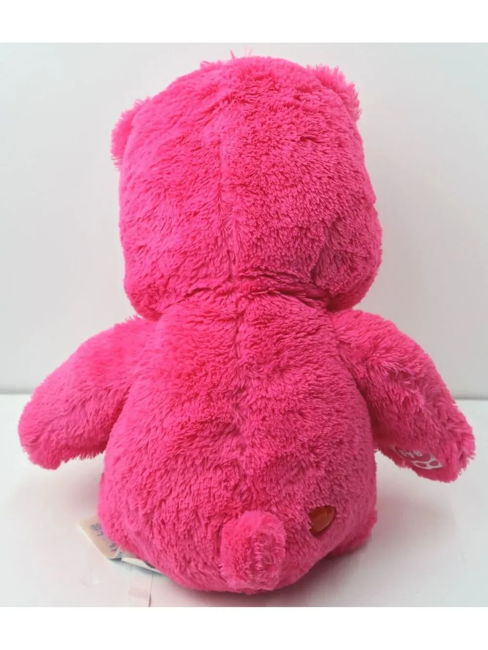 Build A Bear Care Bears Cheer Bear Plush Toy with Rainbow Belly Badge